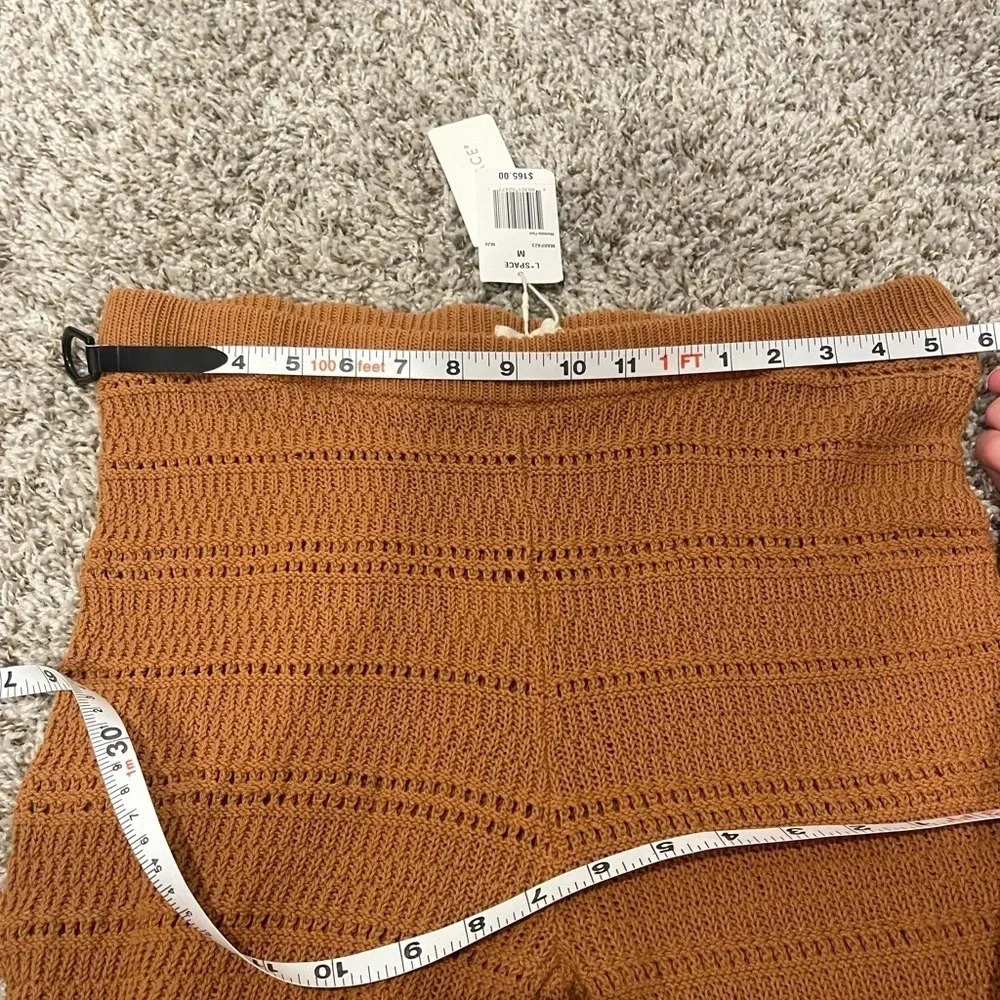 🤎 l*space Marbella Crochet Knit Coverup Pants Mojave M NWT 🤎 - Picture 3 of 3